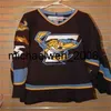 تخصيص Weng New ECHL 2010-11 Toledo Walleye 28 Mike Hedden 5 Simon Danis Pepin Mens Womens Best Quality Hockey Toweit Cut