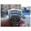2012 University of Kenky Wildcats National Championship Ring With Wooden Display Box Souvenir Fan Menギフト卸売ドロップ配信DH8KI
