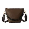 Designer-Bucket-Bag der Luxusmarke für Damen Crossbody-Umhängetaschen in Braun-Schwarz-Designer-Einkaufstasche mit Riemenkette mit Geldbörse ChaoL823