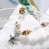 Неклеты Letapi Bohemian Shell Beads для женщин мода серебряный цвет звездочек летний пляжный браслет