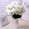 Decorative Flowers Home Decoration Rose Imitation Flower Wedding Bouquet Festival Party Looks Good And Easy To Manage