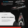 Electric/RC Boats WLtoys WL916 RC Boat 55KM/H Brushless 2.4G Radio Electric High Speed Super Racing Boat Model Water Speedboat Kids Gifts RC Toys 230410