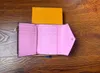مصمم الحوائط المصممة على الحوامل الجملة متعددة الألوان المحفظة دودو محفظة ملونة حاملات النساء الكلاسيكية حامل بطاقة الجيب مع صندوق