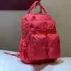 Рюкзак модный женский водонепроницаемый нейлон с мягкой ручкой однотонный дорожный рюкзак на молнии женские школьные сумки для ноутбука