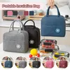 Dijkartikelen Sets draagbare lunchzak Bento Box Thermisch geïsoleerde canvas Tote Pouch Office Worker Kids School Dinner Container Picnic