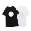 2022 Nouveau luxe broderie t-shirt mode personnalisé hommes et femmes design T-shirts femmes T-shirts de haute qualité noir et blanc 1001965