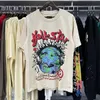 Herr t-shirts herr hellstar skjorta kort ärm tee män kvinnor hög kvalitet streetwear hip hop mode t shirt helvete stjärna