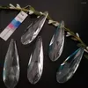 Żyrandol Crystal Camal 5pcs Clear 85x25 mm faseted długa siatka lampa wisiorka pryzmat oświetlenie część Suncatcher wiszące wystrój domu