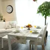 Tischläufer Jo's Warm Schuhmann Pastoral Plant Flower TV-Ständer Coffee Dining Decor Cover Polyester-Flachs-Mischgewebe-Druck-Tischdecke
