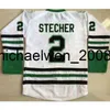 Weng Youth Kids ND Hockey Jersey 2 Stecher 9 Caggiula 16 Brock Boeser 33 Cam Johnson 100% Stitched Fightings Siouxs Dakota Hockey