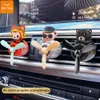 NIEUWE 1PC AUTOUUR AIR VENT VERVERVERRIJDER PURIFier Teddybeer Piloot Roterende propeller Interieur Parfum Diffuser Auto luchtuitgang Geuraccessoires