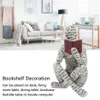 Decoratieve objecten Figurines Moderne leesvrouw Standbeeld Resin Samenvatting Denkelt desktop Sculptuur Home Craft Room Slaapkamer Figurine Ornament 230411