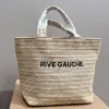 10A Weave Luxury Rive Totes Raffia Gauche Designer Väskor Pochette Shop Women Trunk Mens Weekend Shoulder Bags Clutch Straw Cross Body Travel Basket Beach Hand Bag