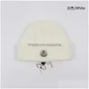 11 가지 색상 패션 디자이너 간단한 양모 모자 가을과 겨울 여자 새로운 니트 고급스러운 콩 소녀 소년 드롭 배달 DHP4E