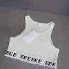 2024 ärmellose Weste Designer Brief Celins Top T-Shirts Damenbekleidung Mode Sexy Damen Strand Tanks Tops für Urlaub Luxus Socialite Vest4PDR