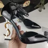 Summer Sandals Designer Women Sexy Patent Leather High Heels Dress Shoes Open Toe 10cm Heel Party Lady Pumps