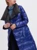 Parkas Femme Double face vers le bas longue veste hiver col roulé blanc canard vers le bas manteau Double boutonnage chaud Parkas neige vêtements d'extérieur 231110