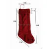 37cm/46cm 패션 패션 개인 니트 크리스마스 스타킹 선물 가방 아크릴 장식 Xmas 대형 장식 드롭 배달 dhbah