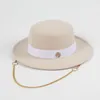 Beret Fashion Fedoras Women's Hats Letterluxury Desige Dome Cain Style HEBGEAR Beach Vintage Wedding Elegancki Panama