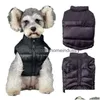 Vestuário de cão de inverno The Doggy Face Designer Roupas 90% Duck Down Coletes para Cães Pequenos e Médios Engrossar Casaco Quente para Animais de Estimação Macio À Prova de Vento Pupp Dhuif