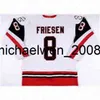 Vin Weng Niagara Icedogs 8 Alex Friesen 22 Drew Schiestel 10 Alex Pietrangelo 21 Foreman CUSOTM Qualquer nome qualquer número de camisas de hóquei