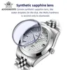 Titta på band Addiesdive Automatic Mechanical Man European American Business Leisure Wristwatch Luxury Silver Luminous Waterproof 231110