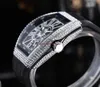 Mode Luxusuhr Shiny Diamond Ice Out Uhr neue Yacht Designer Quarz Sport Party Kleid Armbanduhr Uhr