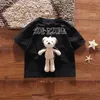 T shirts VFOCHI Boys Girls Shirts With eddy bear Children Clothes Kids Shirt eenager Unisex ops Short Sleeve Boy 230411