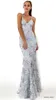 Party Dresses Prom Cocktail Evening Sexig Slim V-ringning Tie Backless paljetter Sparkles Robe de Soire Mariage Robes