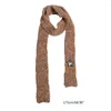 Sciarpe Donna Sciarpa Y2k Inverno Sottile Lady Dopamine Styling Casual Travel Shopping Prendendo Po per adolescenti