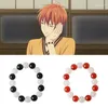 Strand Anime Fruits Basket Sohma Kyo Bracelet Bracelet Blanc Rouge Cristal Agate Perle Cosplay Props Bijoux Cadeau Accessoires