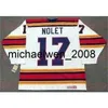 Weng Acheter Pas Cher 1974o 75 Bart Crashley Kansas City Scouts Maillots o 17 Simon Nolet Numéro de nom du maillot cousu