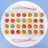 Children's Montessori Early Childhood Education 26 letter Fishing Toys Children's 1-2-3 Year Old Semi magnetic Baby Enlightenment