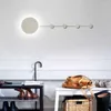Wandleuchten Nordic Clothing Cap Rack LED Runde Eisen Wandleuchten Lichter Gang Tür Schließfach Schlafzimmer Arbeitszimmer Beleuchtung