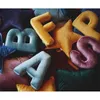 Poduszka/poduszka dekoracyjna aksamitne litery 3D rzut poduszka ręka alfabet poduszka