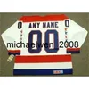 Weng Jersey Mens Customized with any name & number Vintage CCM Old Hockey Jerseys Goalie Cut Personalized All Stiched Cheap