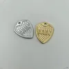 Charms CABJ RD Minimalista Tendenza Scudo Temperamento di vendita Neutro Gioielli Regalo Commercio all'ingrosso 316L Fai da te Fatto a mano