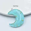 Charms 10pcs Fashion Moon żywica dla klejnotów tworzących kobiety kolczyki Naszyjka Bransoletka wisiorka