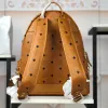 3sizes مصمم فاخر MC Backpack Bag Back Womens Back Packs School Pags Leather Mens Clutch Rucksack Cross Cross Body Condit