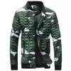 Hommes vers le bas XIU LUO 2023 automne hiver veste manteaux hommes Camouflage Baseball costume décontracté impression mode haute qualité vestes masculinité