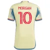 New York Red Soccer 10 Lewis Morgan Jersey 21 Omir Fernandez 12 Dylan Nealis 11 Elias Manoel 23 Cristian CSSSeres Jr 4 Andres Reyes voetbalshirtpakketten FC 2023 2024 2024