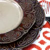Тарелки Elama Salia, набор из 16 предметов с текстурой, набор столовой посуды Stoare, края украшены текстурными узорами, роскошные костюмы, ужин