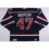 Weng Wholesale 2016 Dostosuj ECHL South Sting Rays Mens Womens Kids 47 Bobby Goepfert Hockey Jerseys Gareit wyciąć na zamówienie dowolne nazwisko dowolne.