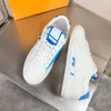 Luxury Men Charlie Brand Sneakers Shoes White Calfskin Leather High/Low Top Trainer Comfort Wedding Party Skateboard Casual Walking EU38-46 Original Box