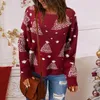 Women's Sweaters Christmas Snowflake Print High Neck Sweater Ski Women Fuzzy Quarter Zip Pullover Casual For Men