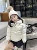 Bebê designer roupas ano novo crianças para baixo casaco 2023 meninas inverno edição coreana bebê meninas para baixo casaco com capuz à prova de vento pão esqui outwear