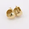 Boucles d'oreilles créoles 2023 bijoux classiques 15mm léger sphère lisse petite aiguille auriculaire cadeau d'anniversaire pour les fêtes des femmes QZ15
