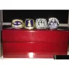 1966 a 2022 American Football Team Champions Championship Ring Set com Caixa de Madeira Lembrança Homens Fan Presente Atacado Drop Delivery Dhdqp