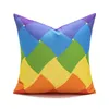 枕カラフルな幾何学的な印刷カバークリエイティブドーパミン配色デジタル枕45枕装飾ホーム