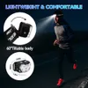 Huvudlampor 9 LED Strong Light strålkastare USB Återkallbar rörelse Sensor strålkastare Portable Fishing Camping Outdoor Head Lamp Work Ficklight P230411